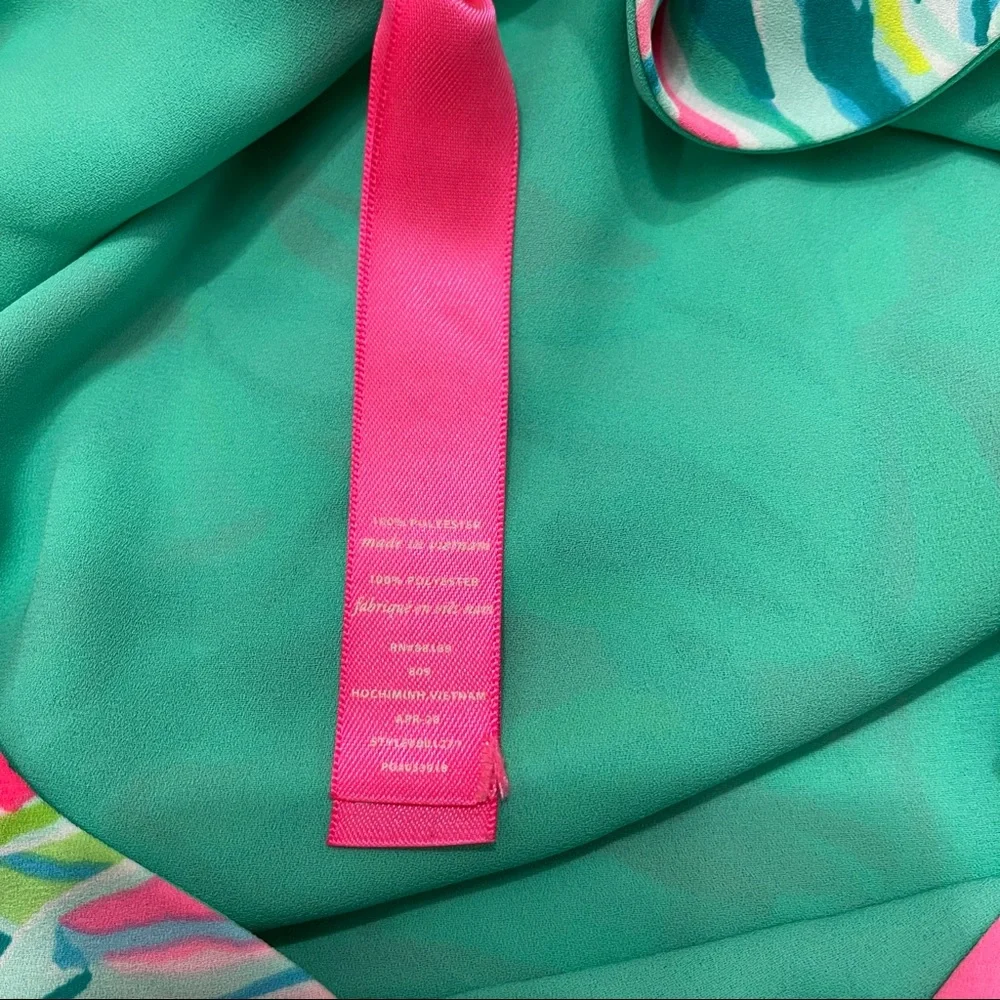 Women’s Lilly Pulitzer Florin Sleeveless V-neck Reversible Tank Top Size Small - Picture 5 of 10